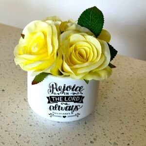 Home Yellow Flower Accessory